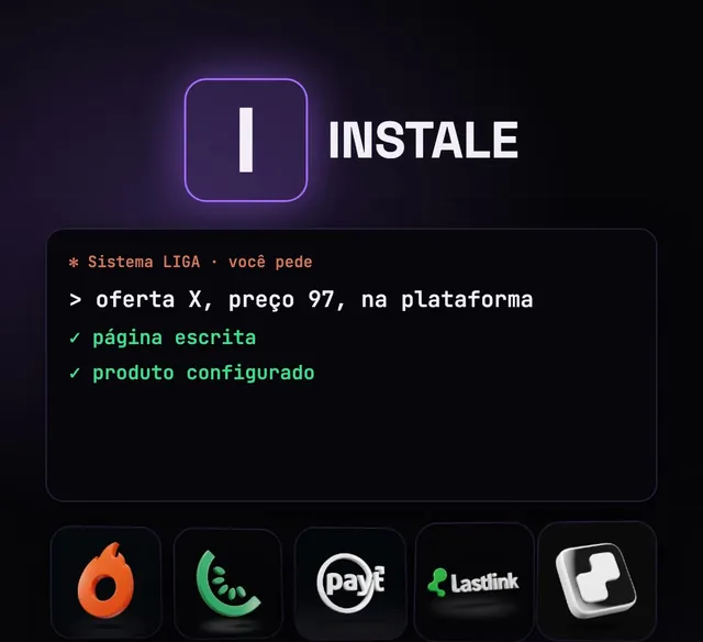 Sistema instalando a oferta