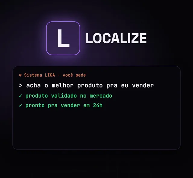 Sistema localizando produto